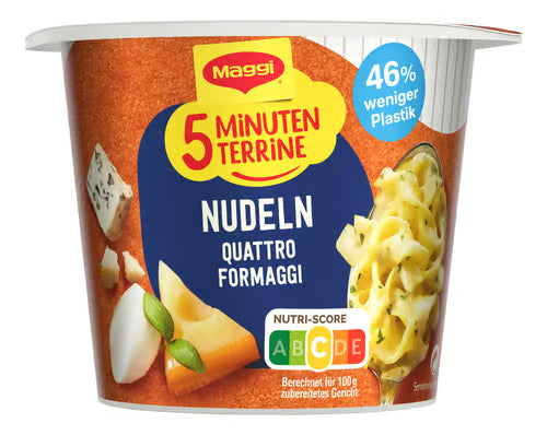Maggi 5 Minuten Terrine Nudeln Quattro Formaggi 58g